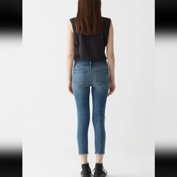 Agolde Sophie High Rise Crop - Picture 3 of 16